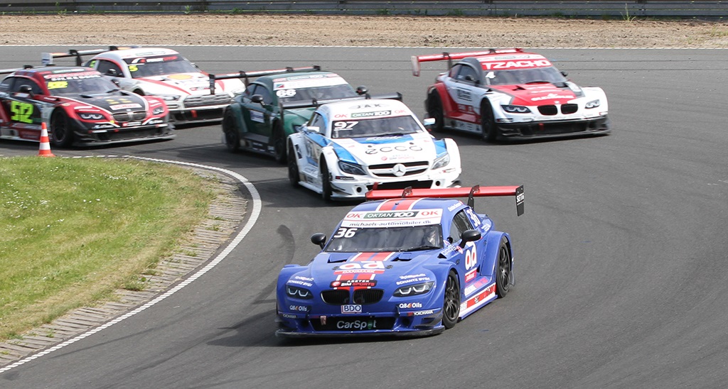Christian Sørensen i top efter første afdeling på Ring Djursland.
(Foto: Motorsporten.dk)